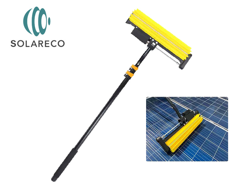 Rolling Solar Panel Cleaning Brush